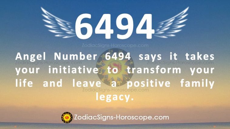Angel Number 6494 Significance
