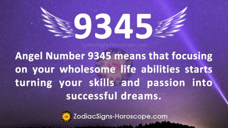 Angel Number 9345 Meaning