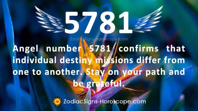Angel Number 5781 Meaning