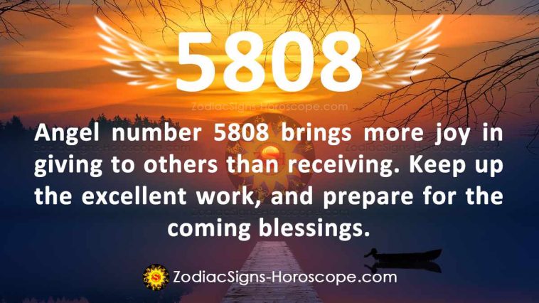 Angel Number 5808 Meaning