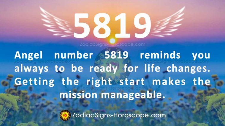 Angel Number 5819 Meaning