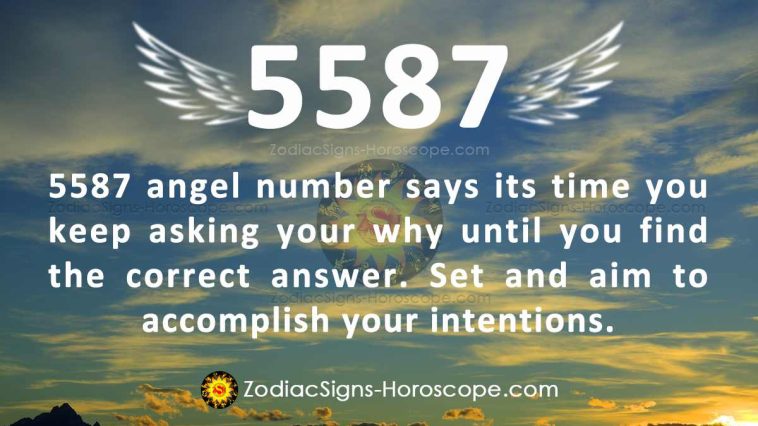 Angel Number 5587 Meaning