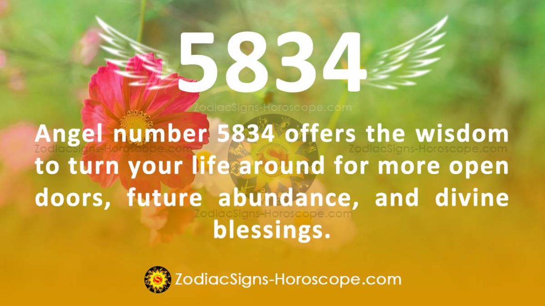 Life Essence of Angel Number 5834: Improve Your Potential