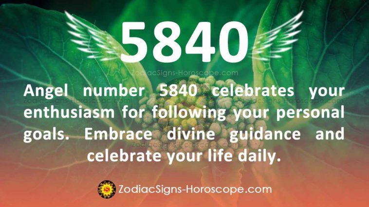Angel Number 5840 Significance