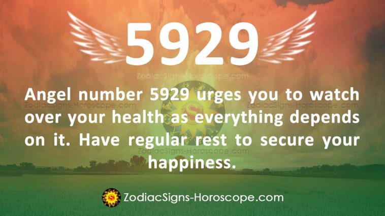 Angel Number 5929 Meaning
