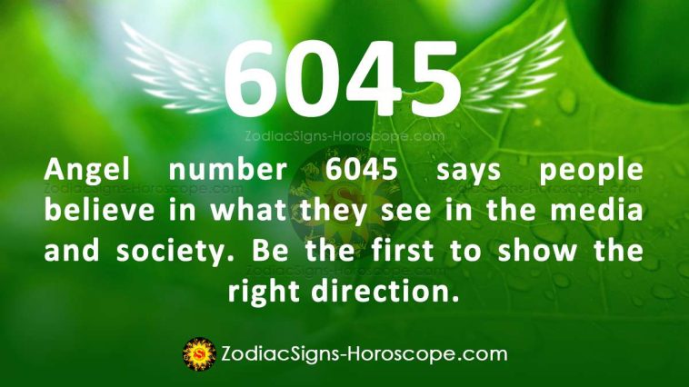 Angel Number 6045 Meaning