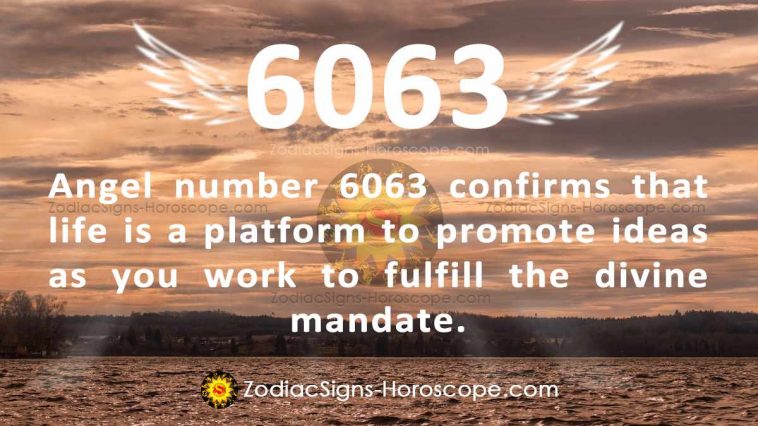 6063 Angel Number Meaning