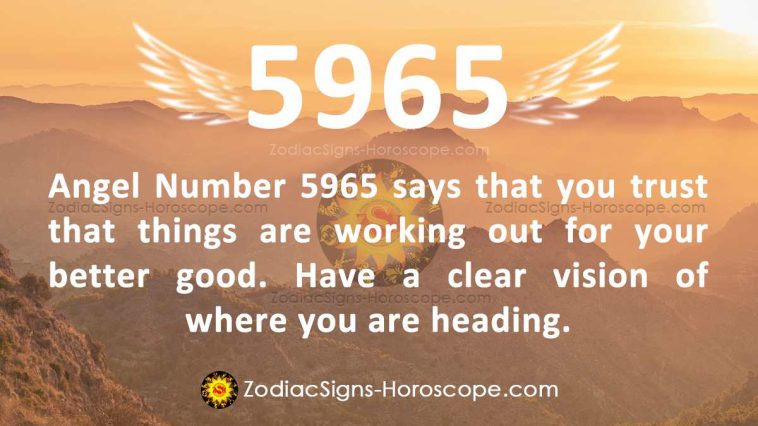 Angel Number 5965 Meaning