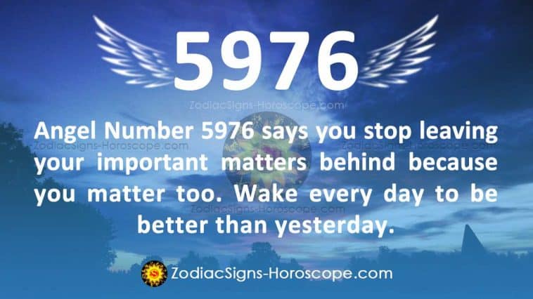 Seeing Angel Number 5976 Meaning