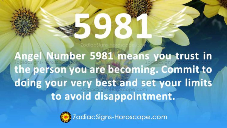 Angel Number 5981 Meaning