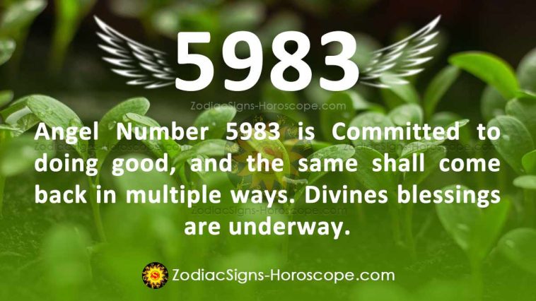 Angel Number 5983 Meaning