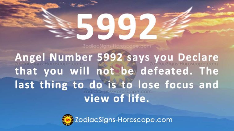 Angel Number 5992 Meaning