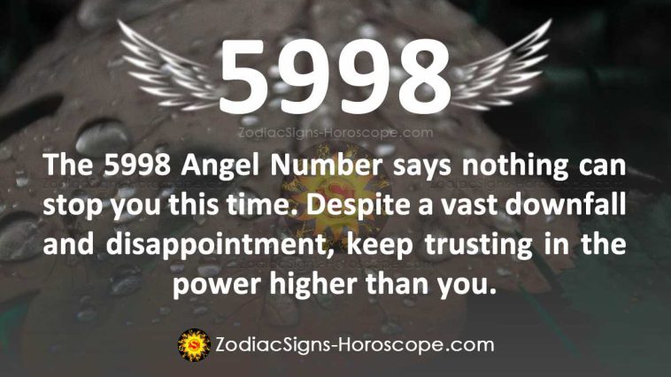 Angel Number 5998 Meaning