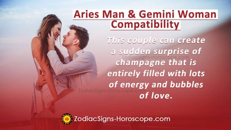 Aries Man and Gemini Woman Compatibility in Love, and Intimacy