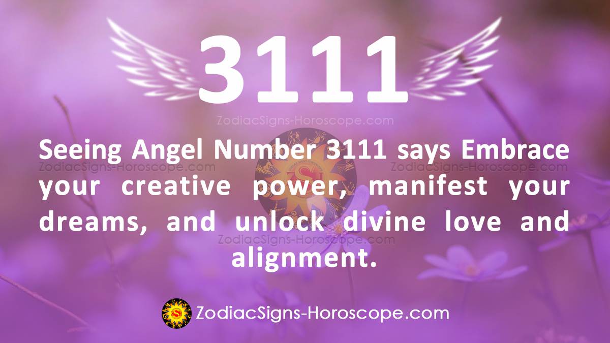 Angel Number 3111 Meaning Embrace Your Creative Power