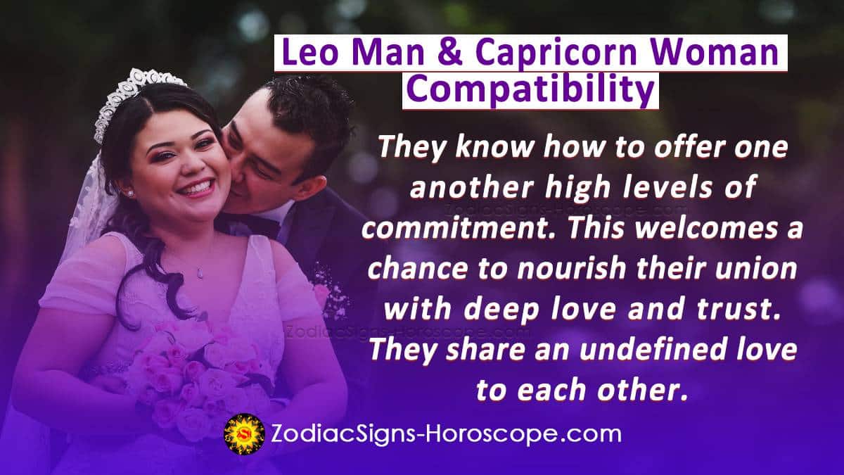 Leo Man and Capricorn Woman Compatibility in Love, and Intimacy ...