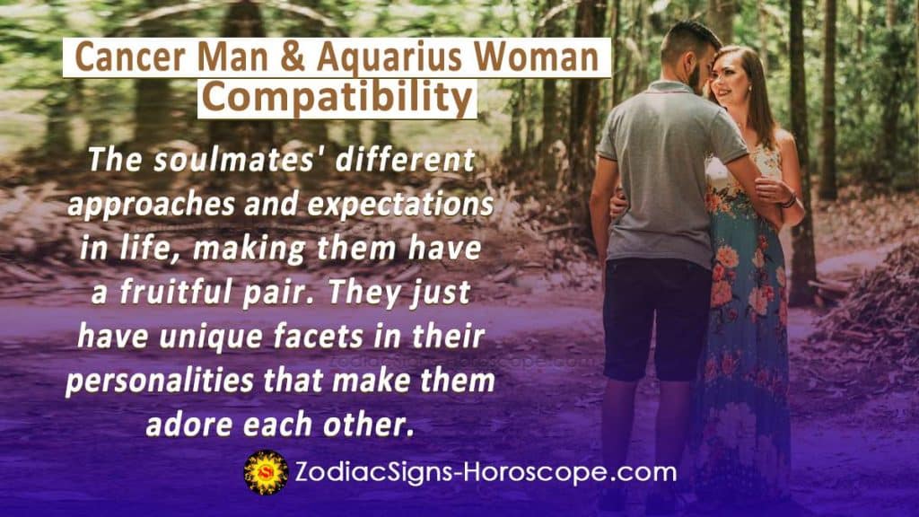Cancer Man and Aquarius Woman Compatibility in Love, and Intimacy