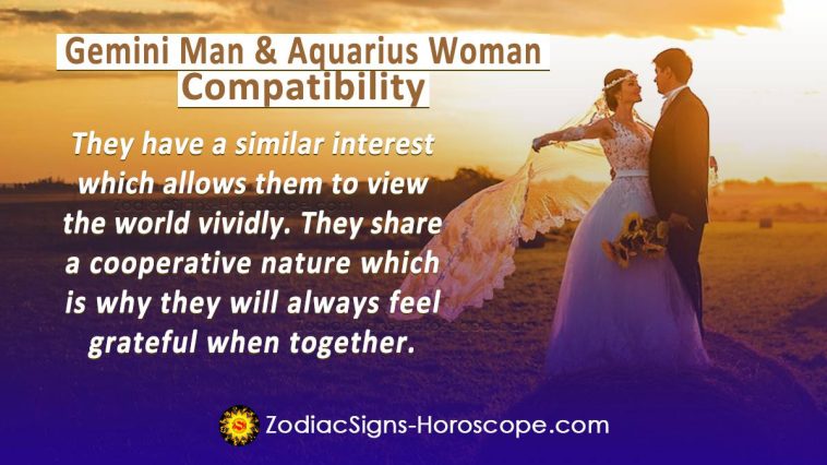 Gemini Man and Aquarius Woman Compatibility in Love, and Intimacy ...