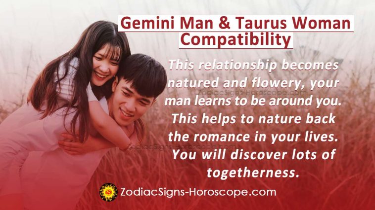 Gemini Man and Taurus Woman Compatibility