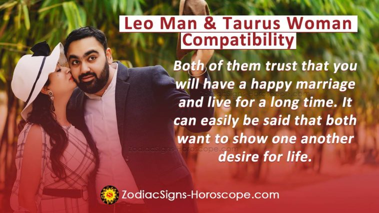 Leo Man and Taurus Woman Compatibility