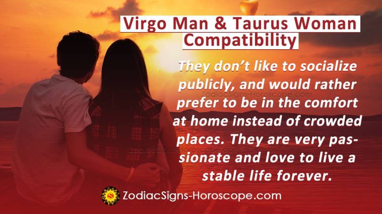 Virgo Man and Taurus Woman Compatibility