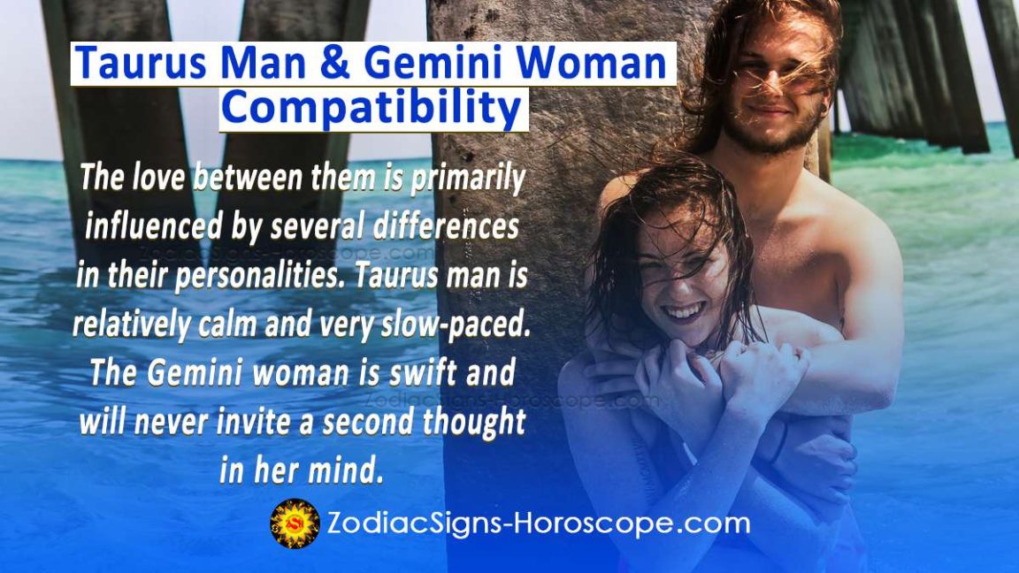 Taurus Man and Gemini Woman Compatibility in Love and Intimacy