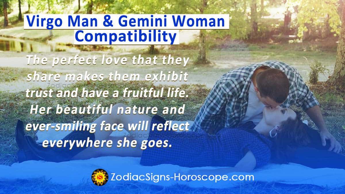 Virgo Man and Gemini Woman Compatibility in Love, and Intimacy