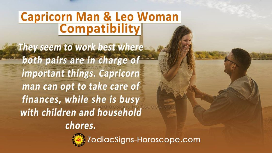 Capricorn Man and Leo Woman Compatibility in Love, and Intimacy