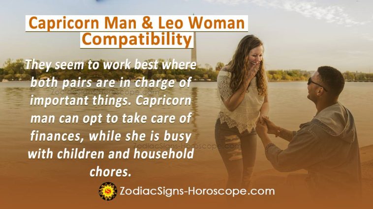 Capricorn Man and Leo Woman Compatibility