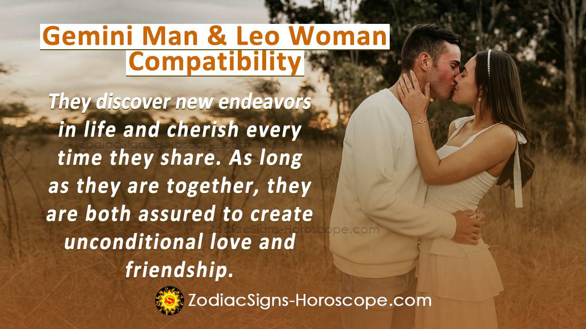 Gemini Man and Leo Woman Compatibility in Love, and Intimacy ...