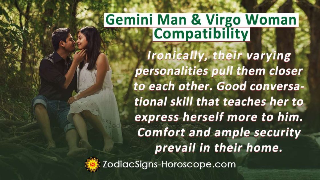 Gemini Man and Virgo Woman Compatibility in Love, and Intimacy