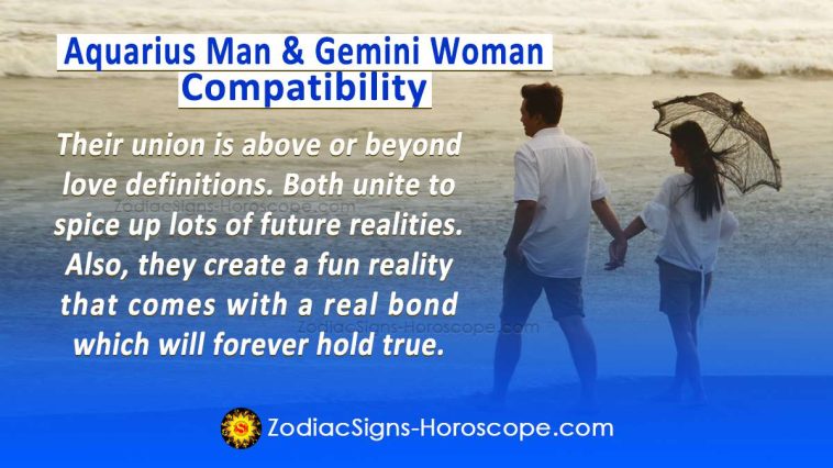 Aquarius Man and Gemini Woman Compatibility