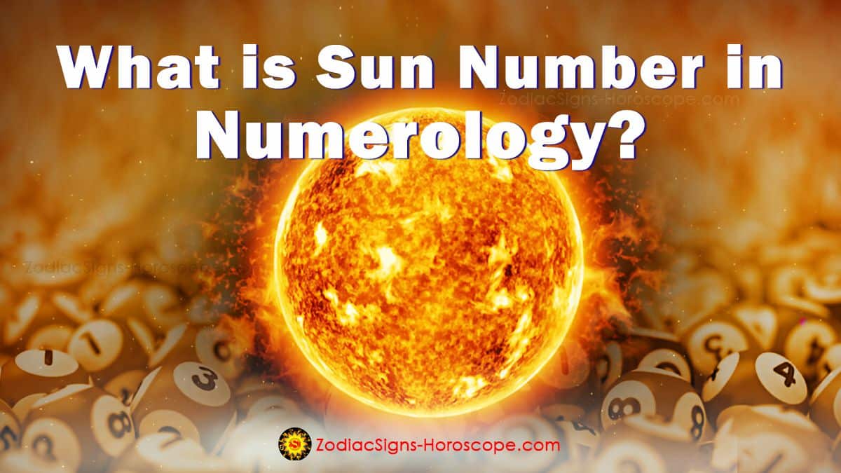 Understanding the Sun Number in Numerology?